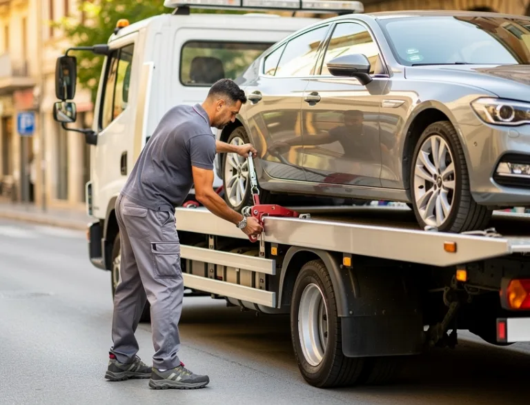 Grúa servicio en Sagrada Familia